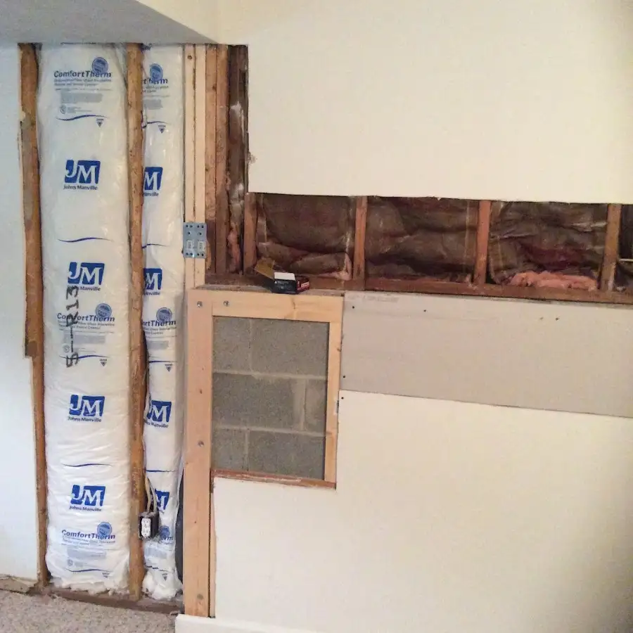 Wall insulation replacement during Odor Removal & Deodorization in Tinley Park